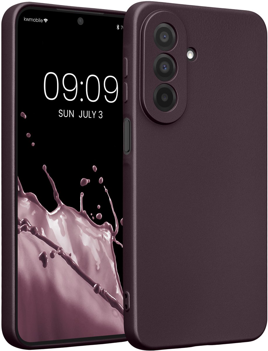 kwmobile metallic telefoonhoesje van TPU - geschikt voor Samsung Galaxy A27 5G - Flexible case voor smartphone - In metallic braam