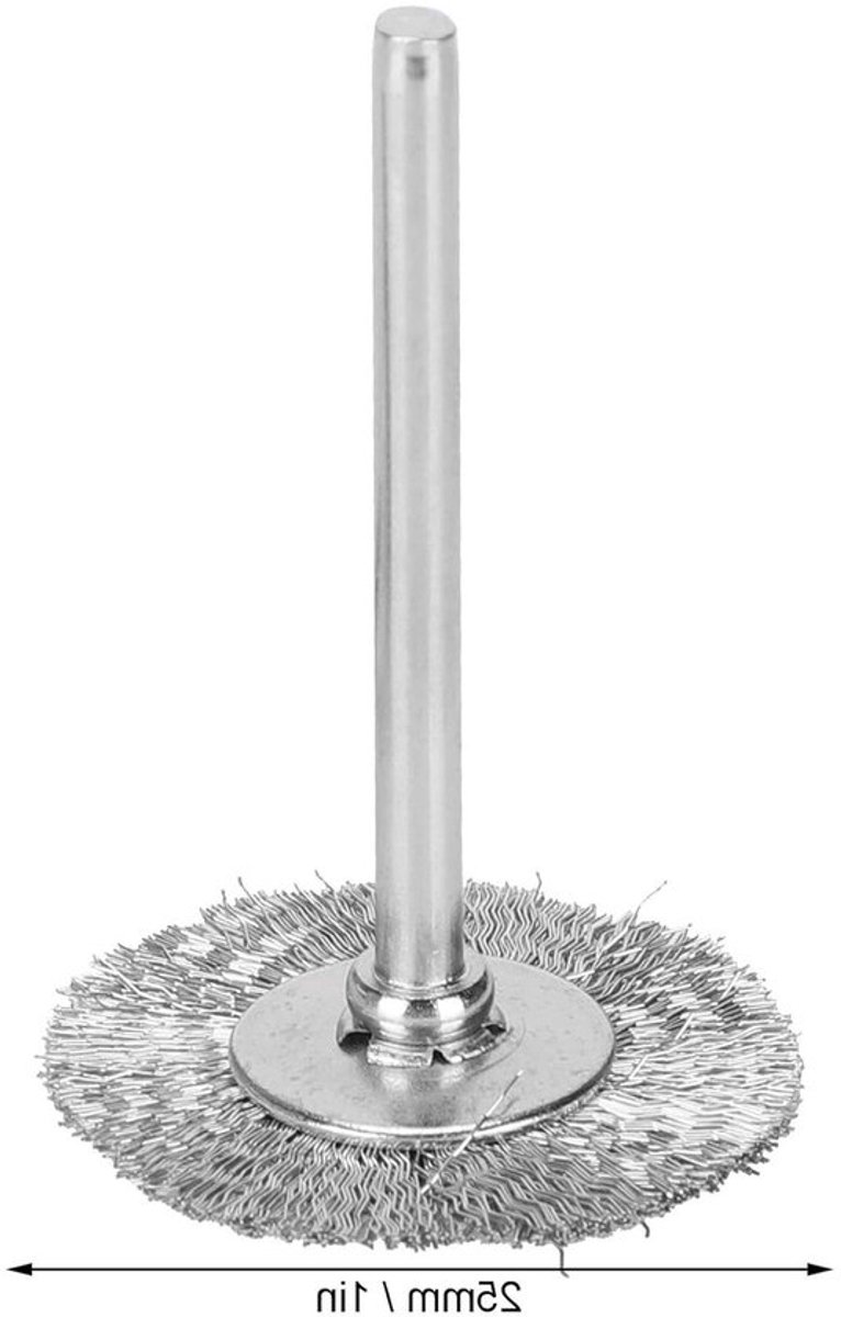 Set van 30 Draadborstels voor Polijsten, Inclusief Messing en Stalen Borstels voor Rotatietools en Accessoires
