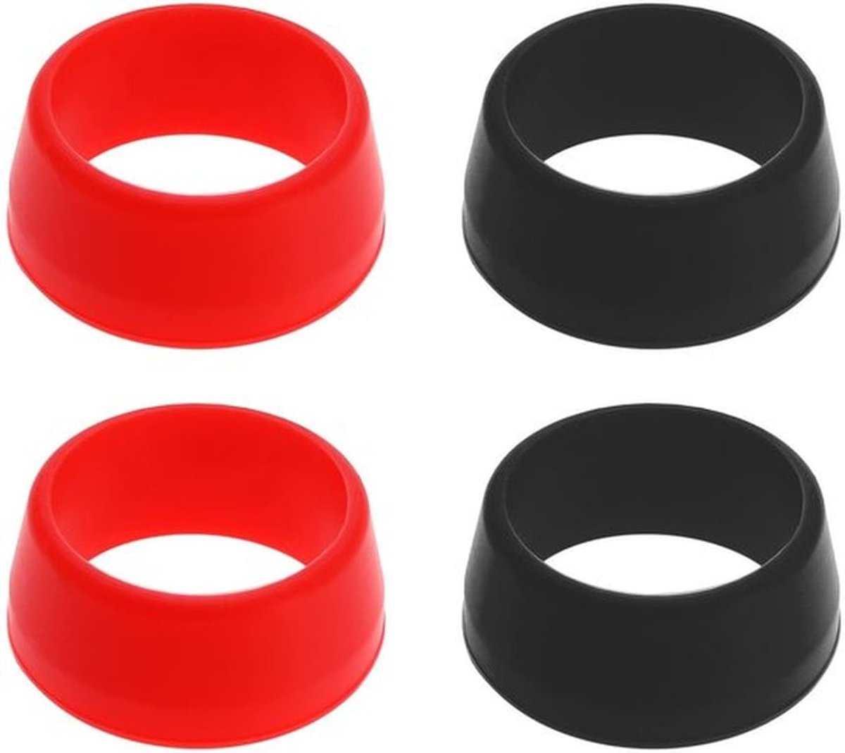 Zadelpen Waterdicht - 4x Zadelpen Rubber Ring - Siliconen - Antislip - Hoge Compatibiliteit - Diameter 25-30mm - Zadelpenhoes