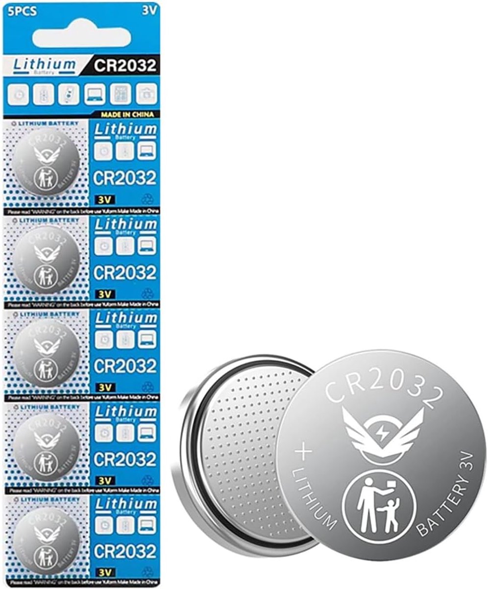SnelShoppen - CR2032 Lithium Batterijen 5 Stuks - Langdurige Knopcel Batterijen voor Speelgoed, Gezondheidsmonitor en Afstandsbediening - Kindveilige