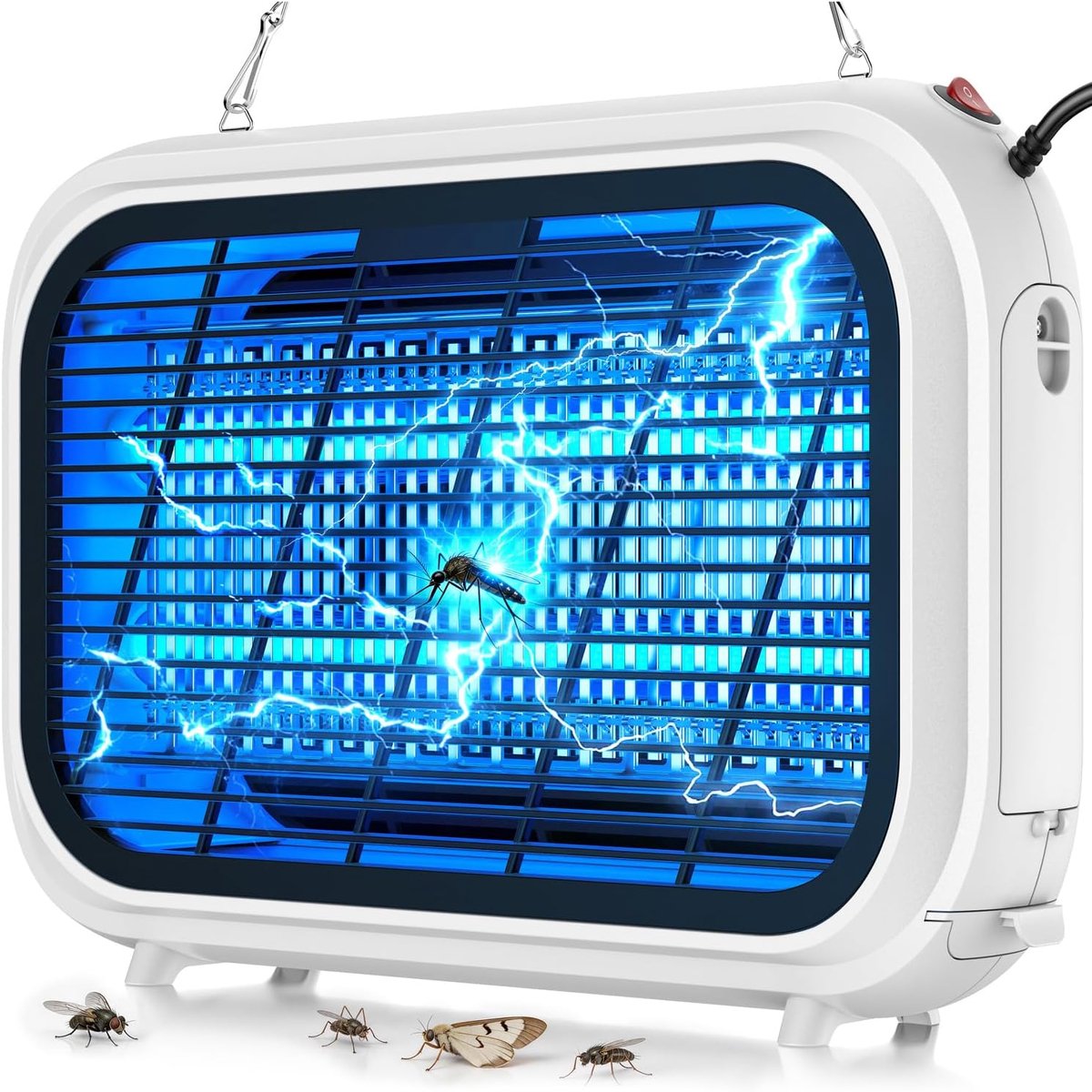 SnelShoppen - Elektrische Muggenverdelger 20W met LED Licht - 2-in-1 Muggenlamp voor Binnen en Buiten, Ideaal voor Tuin, Camping en Feesten