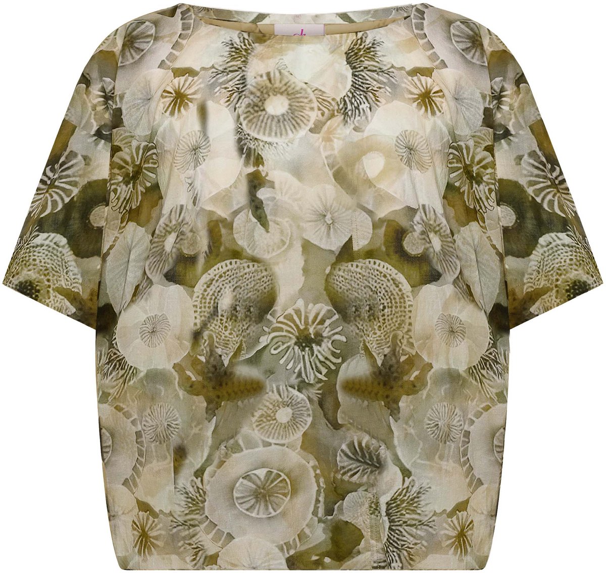 Topje Deha Allover Cotton Muslin Top - Fashion Wear - Vrouwen