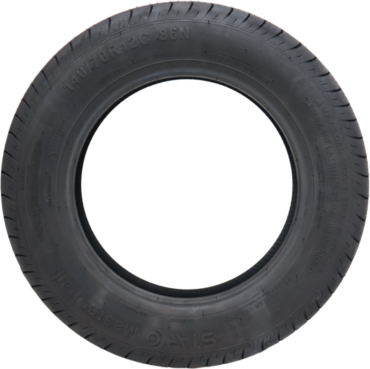 Tubeless band aanhanger - 140/70R12C - draagvermogen: 530 kg - 86N