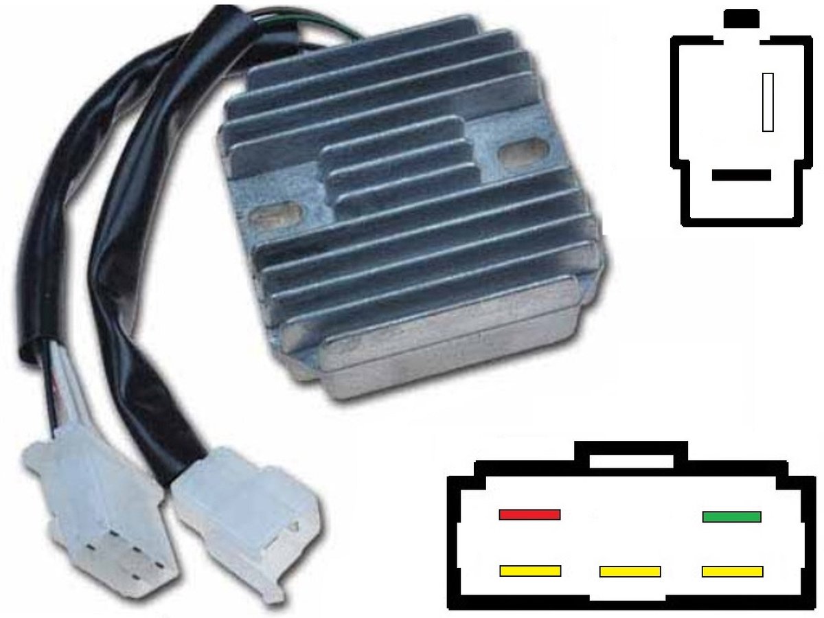 Carmo CARR331 - Kawasaki KZ750 - MOSFET spanningsregelaar