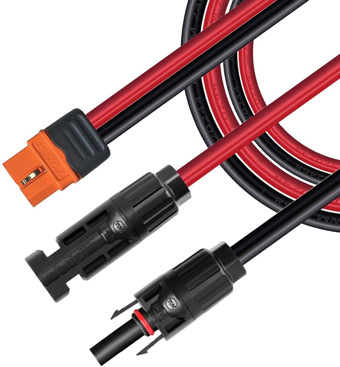 SnelShoppen - Solar Charging Cable XT60i Adapter Plug 12AWG 5m - Compatibel met Portable Power Station en Solar Panel - Ideaal voor Camping en Buitena