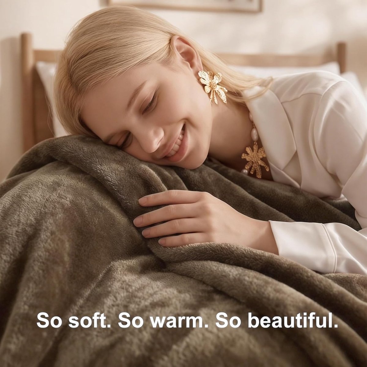 SnelShoppen - Fleece Dekentje 130x150cm – Extra Zacht en Warm – Cuddle Dekbed voor Bank, Bed of Reizen – Lichtgewicht, Anti-Pilling & Machinewasbaar –