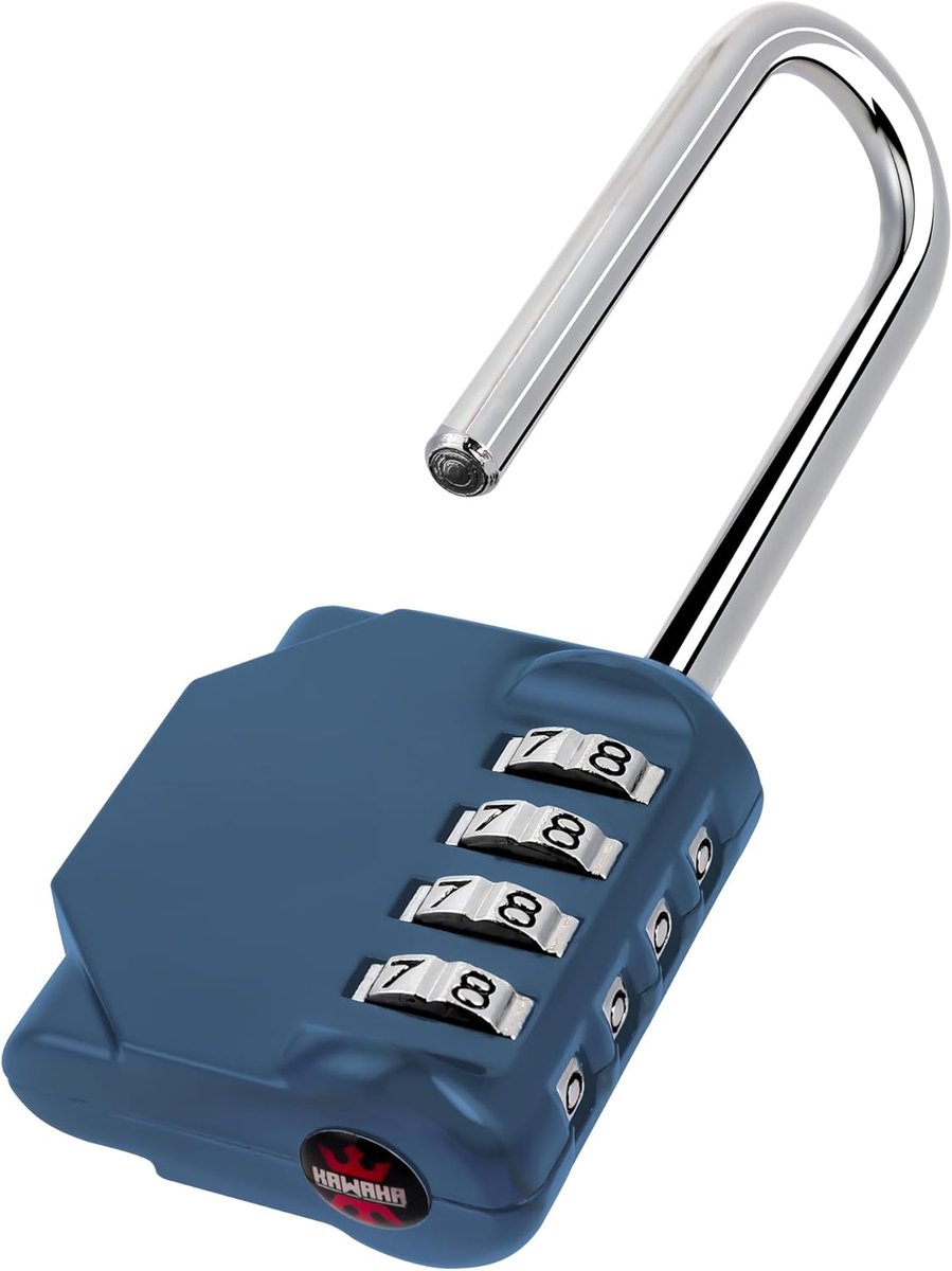 SnelShoppen - CL21BG 2.6 Inch Combinatieslot - 4 Cijfer Combinatie Hangslot voor Gym Lockers, School, Tuin, Gereedschapskisten, Weerbestendig en Sterk