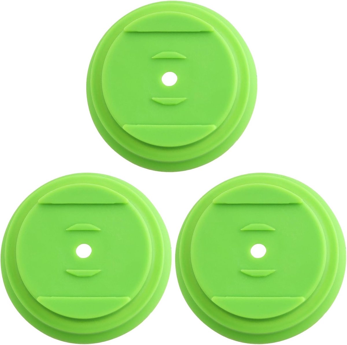 SnelShoppen - 3Pcs Molenblad Basis Plastic Deksel Voor Grasmaaier Blad Houder Voor Draadloze Tuin Gereedschappen 64x20mm Groen - Bescherming, Geluidsr