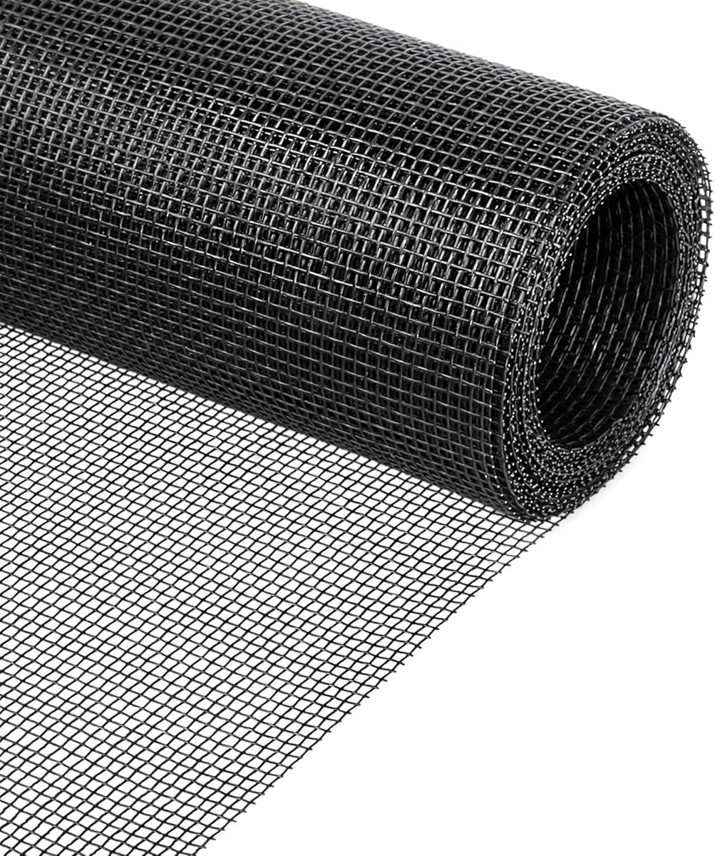 Thijox - Muggengaas voor Ramen - Verstelbaar Raamhor - Rol Muggennet - Glasvezel Muggennet voor Ramen - Zwart 150 x 300 cm - Duurzaam, Kindveilig en W