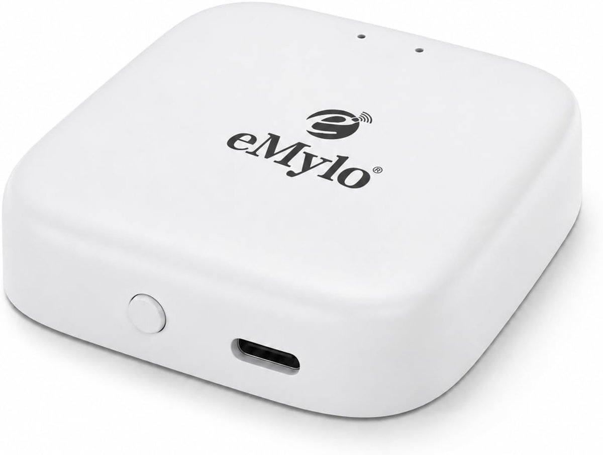 SnelShoppen - eMylo Zigbee 3.0 Bluetooth Gateway Hub | Smart Home Hub | USB C Power | 2.4GHz WiFi | Tuya Zigbee & Bluetooth | Smart Life App