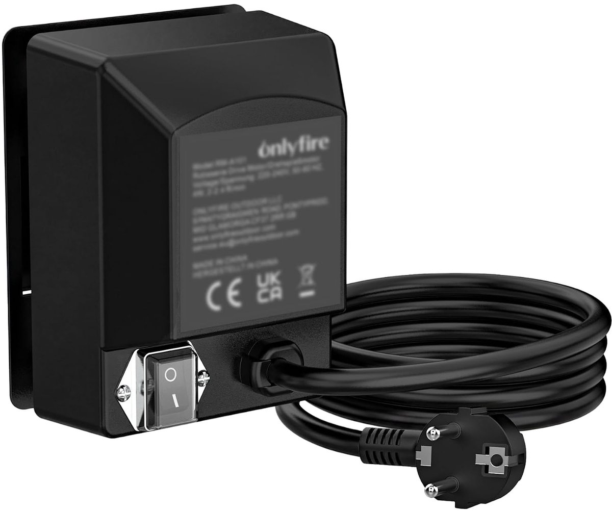 SnelShoppen - Elektrische Grill Motor voor Grill Spies, BBQ Rotisserie, 2RPM, 4 Watt, Zwart, Perfect voor Tuin en Camping