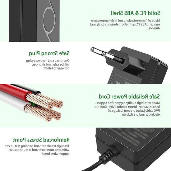 AC stroomadapter 12V voor externe harde schijven van Merkloos — afbeelding 4