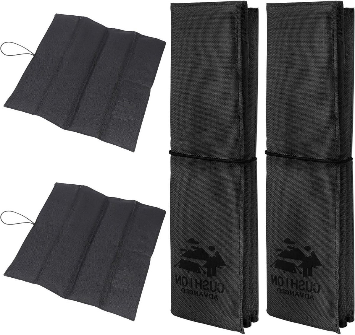 Set van 2 Outdoor Kussens voor Strand en Hiking, Vouwbaar en Wasbaar, Ideaal voor Reizen en Sportevenementen