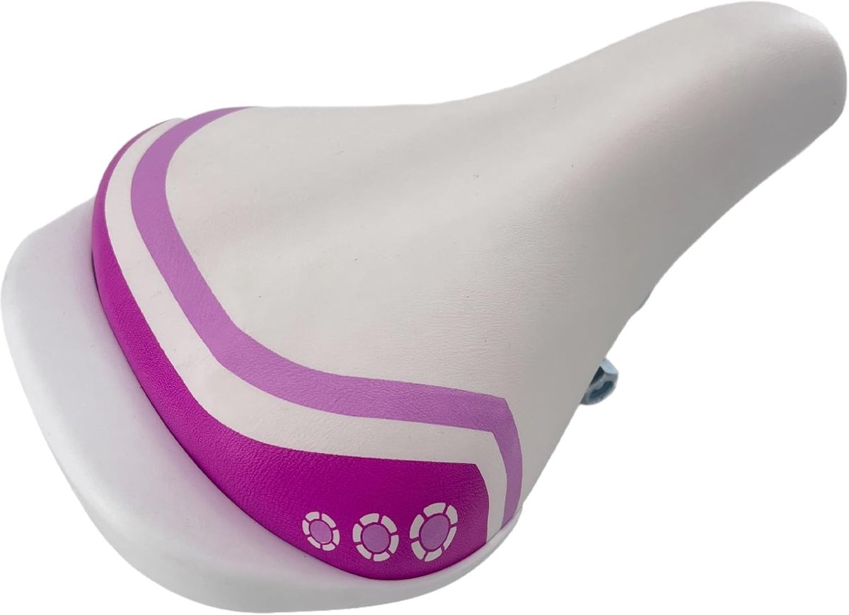 Comfortabel Breed Fietszadel voor Kinderfietsen - Geschikt voor 16 tot 18 Inch Meisjesfietsen