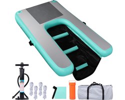 SnelShoppen - Dog Water Ramp Extra Wide Opblaasbaar voor Zwembad, Boot, Steiger, Meer - Ideaal voor Actieve Honden, Leer Veilig Zwemmen en Geniet van
