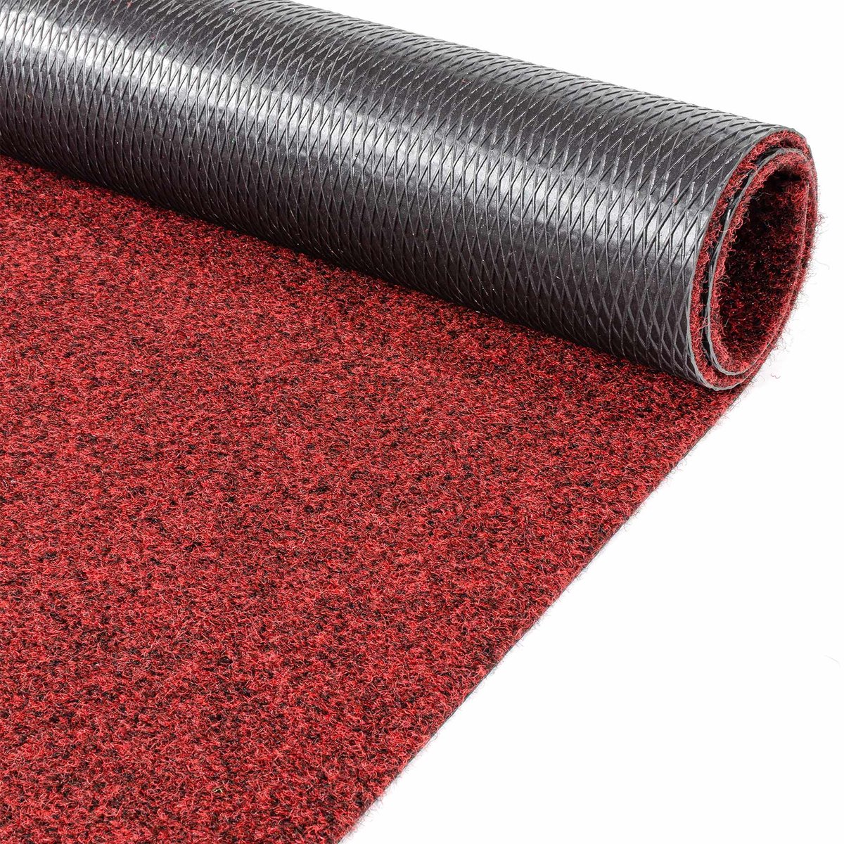 ANRO Loper Rood 400x100cm – Schoonloopmat Gangloper Antislip Wasbaar Vuilvangmat Op Maat B