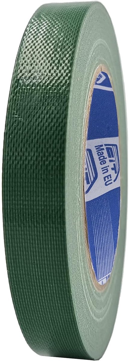 SnelShoppen - ACIT Super Sterk Fabric Tape 25m x 19mm, Waterdichte Duct Tape, Versterkte Canvas Tape voor Reparaties en Verpakking, Ideaal voor Tuin e