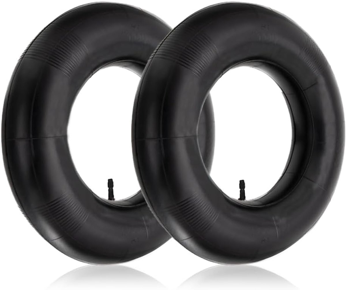 SnelShoppen - 3.50-8 Binnenbanden voor Tuin & Handtruck - Duurzame Rubber - 2 Stuks - Max 30 PSI - Vervangingsbanden voor Tuinwagens, Grasmaaiers, en