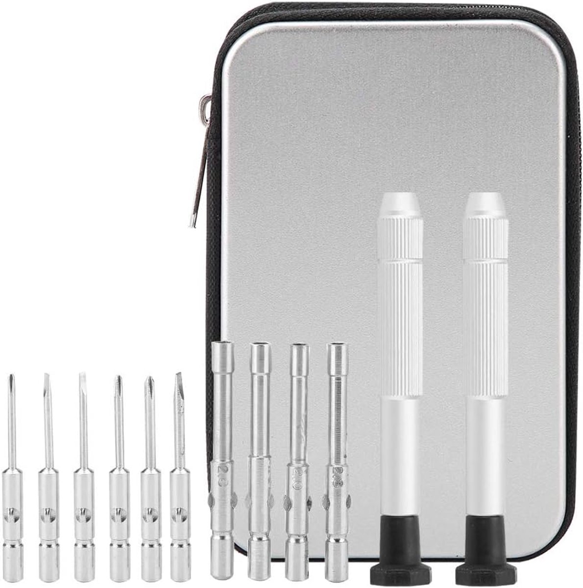 SnelShoppen - Professionele Schroevendraaierset met 32 Stuks Precisieschroevendraaiers voor Brillen, Horloges, Smartphones en Elektronica Reparatie -