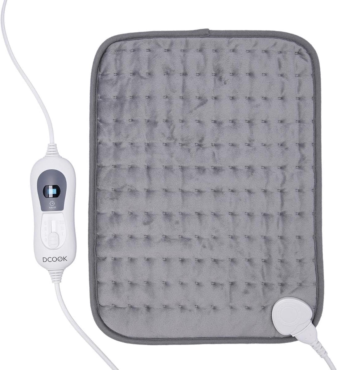 SnelShoppen - DCOOK Care Elektrisch Kussen 100W - Grijs - Machine Wasbaar - Comfortabel voor Thuis, Camping en Ontspanning
