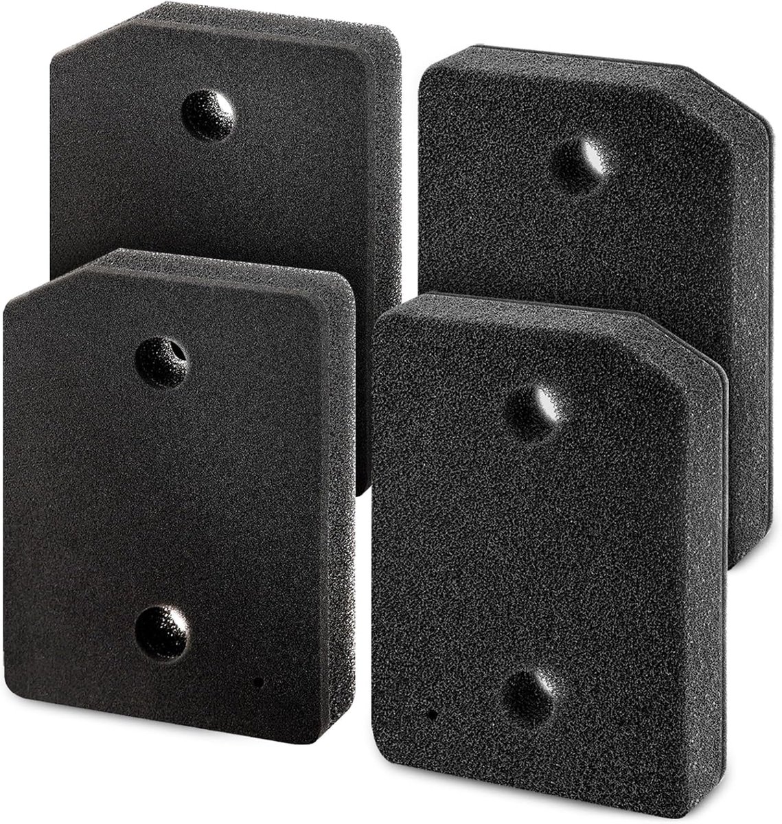 SnelShoppen - 4x Droogfilters voor Warmtepompdroger - 207x157x30 mm - Hoogwaardige Schuimfilter voor Miele T1 9164761 - Geschikt voor Fijn/Coarsedrupp