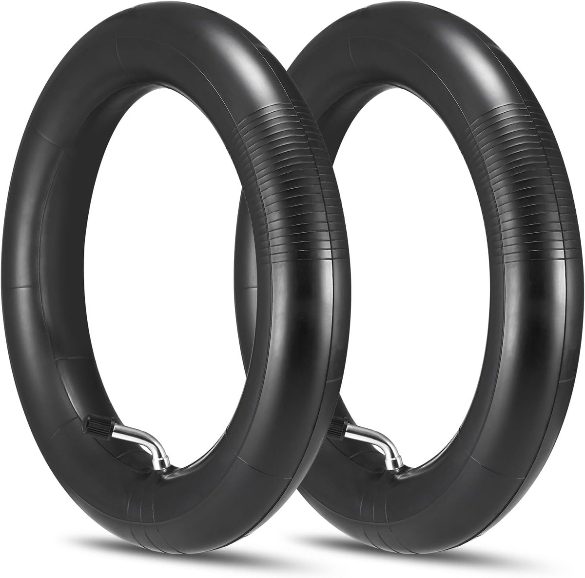 SnelShoppen - 10x 2 54-152 Binnenband 45° Ventiel 2mm Dubbele Dikte voor Kinderwagens en Elektrische Scooters