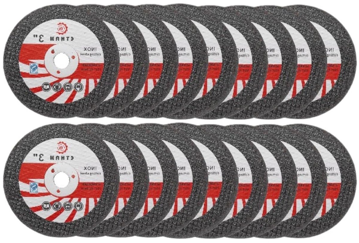 Mini 7.5 cm slijpschijven voor haakse slijpmachine - 18 stuks, snijschijven voor metaal en staal, slijpschijven voor precisiewerk