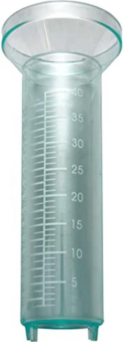 SnelShoppen - Glass till Regnmätare met 40 mm Meetbereik - Hoogwaardige Hard Plastic Regenmeter voor Tuin, Camping en Buiten - Perfect Cadeau voor Ent