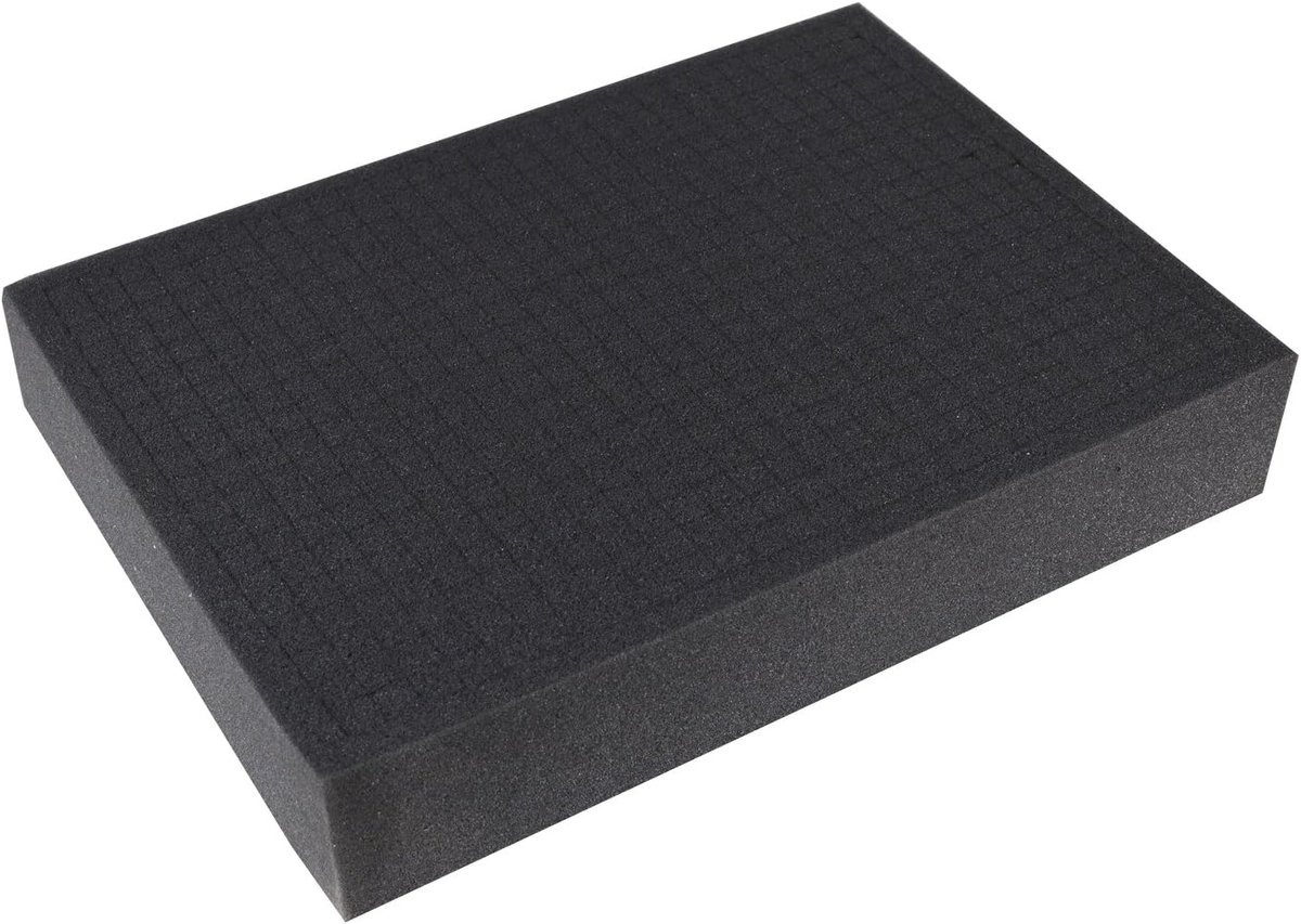 SnelShoppen - Grid Foam Cube Foam 440 x 315 mm Case Insert voor Tablet, Miniaturen, Tools, Camera's, Verstelbare Hoogtes - Perfect voor Opslag en Tran