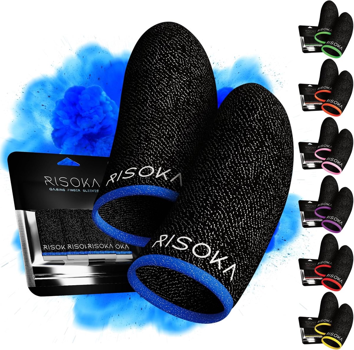 SnelShoppen - Gaming Finger Sleeves 10pcs - Mobiele Gaming Vinger Mouwen - PUBG Mobile & COD Geschikt - Antislip Vingerhandschoenen - Touchscreen Acce