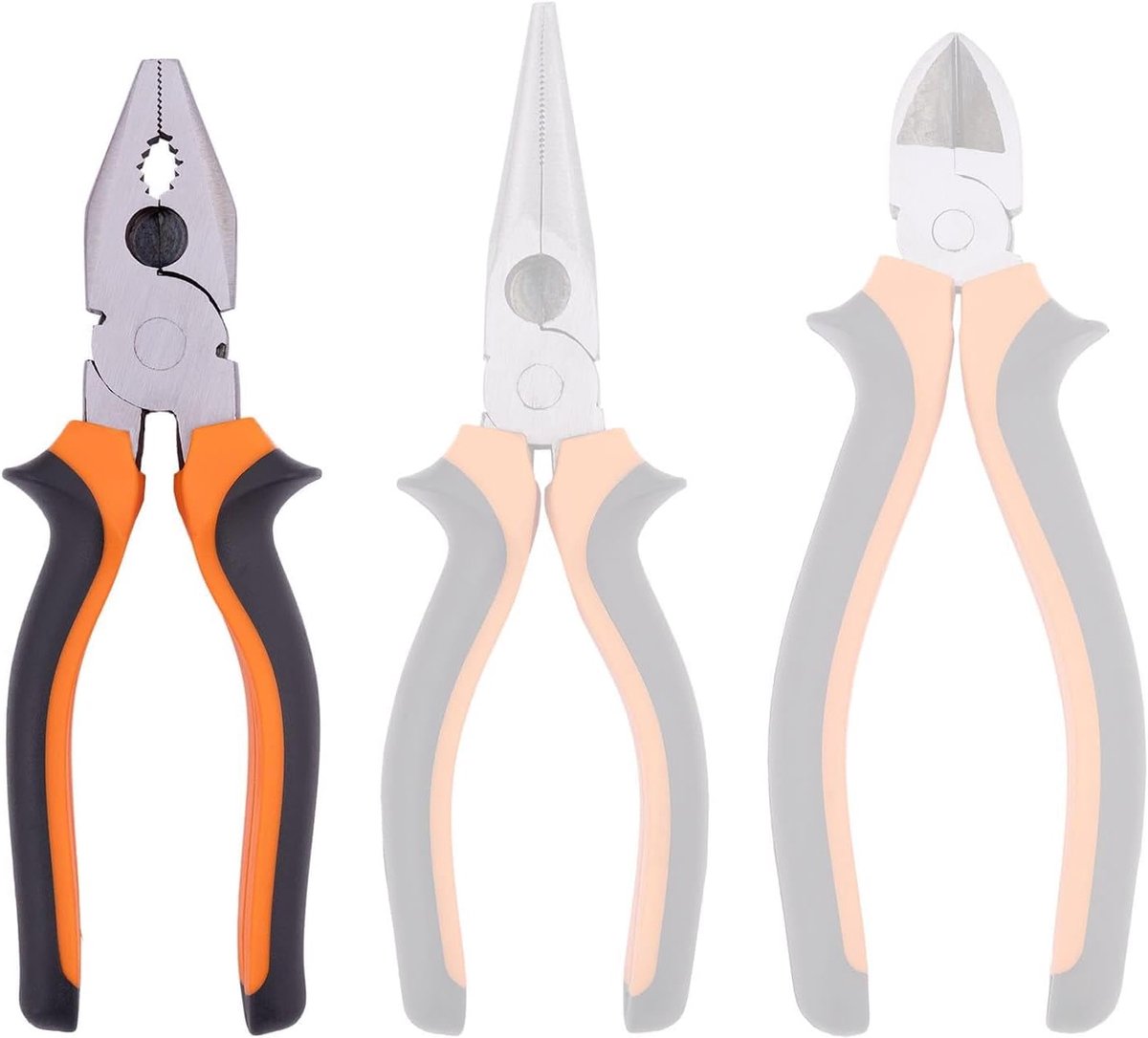 Combinatietang - Multitool tang - Klusjes Binnen en Buiten - Ergonomische Grip - 175 mm - Zilverkleurig