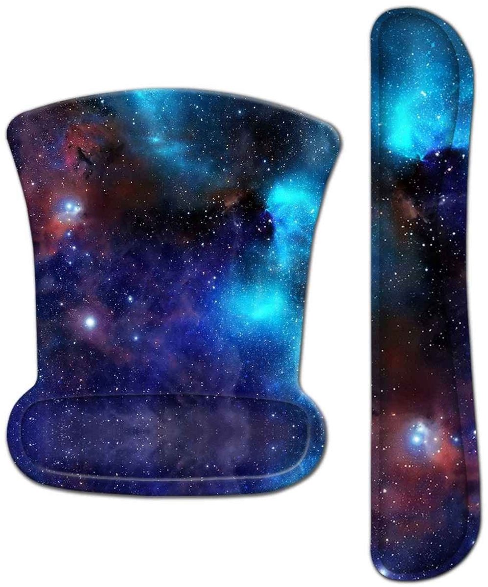 AOKSUNOVA Ergonomische muismat met gelkussen, palmsteun, toetsenbord muismat met palmsteunset