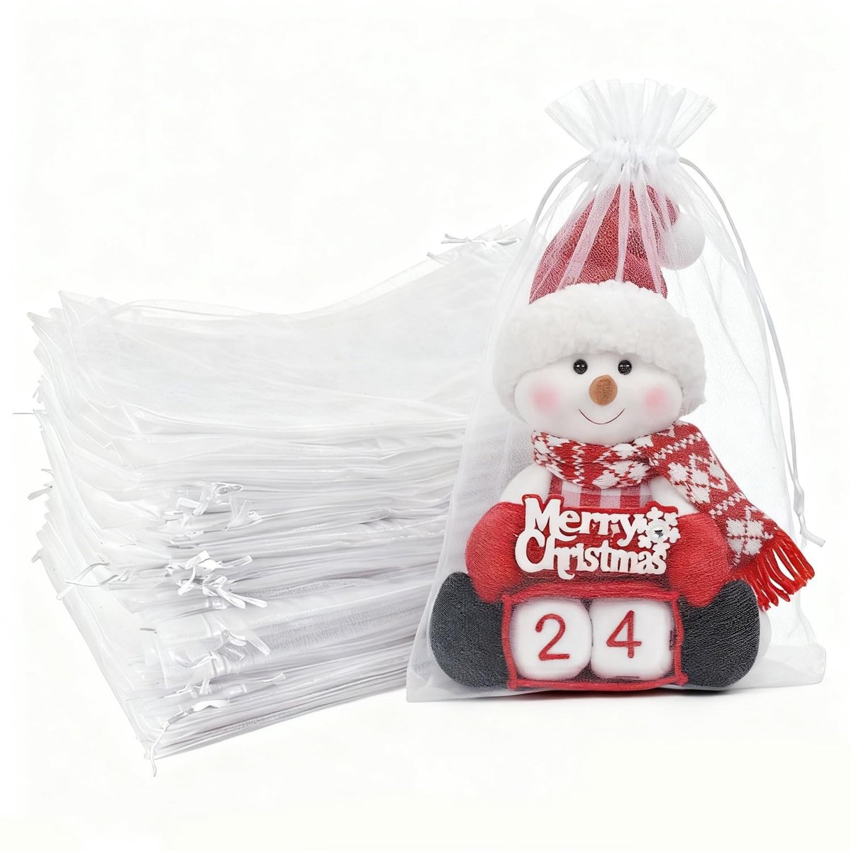Dailygoods- Organza Zakjes 20 x 30 cm - 100 Stuks - Geschenktas - Sieradenzakjes - Decoratiezakjes - Hoogwaardige Kwaliteit - Geschenkzakjes