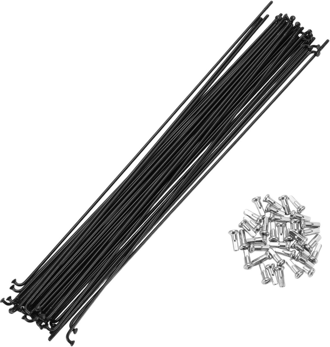 Dailygoods- Spaken 14G 265MM - Stalen Spaken - 36 Stuks - Upgrade voor Race Duurzaamheid - Schokbestendig - Antivibratie Weerstand - Fiets Spaken