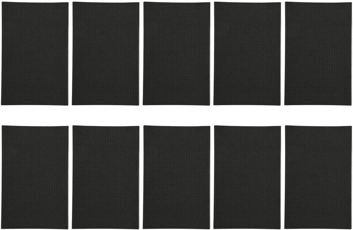 Antislip meubelkussens - Vloerbeschermers stoelpoten - Meubels beschermen - Zelfklevend schokdempend - 10 stuks - Zwart
