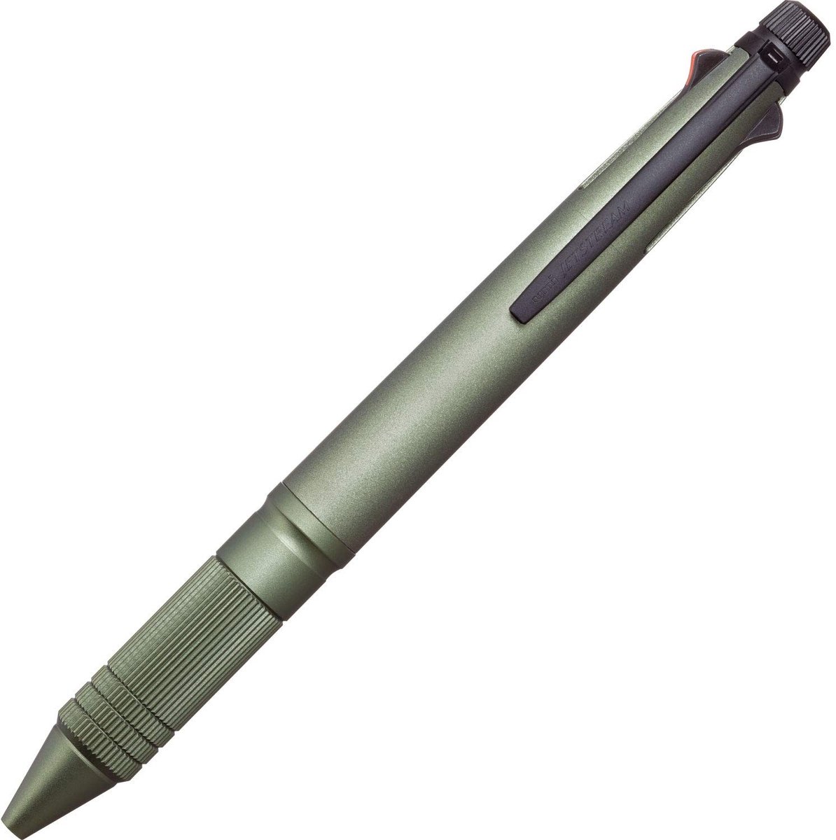 Dailygoods- Balpen 0,5 mm - Multifunctionele Pen - Vulpotlood 0,5 mm - Aluminium - Donkergroen - Soepel Schrijfgevoel