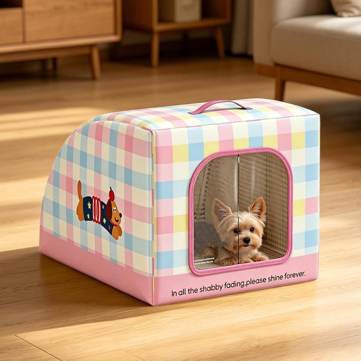 Verkoelend Kattenhuis - Huisdieren Onderkomen - Zomerse Koelte - Geïsoleerd Draagbaar - 12x30x12 cm - Pup