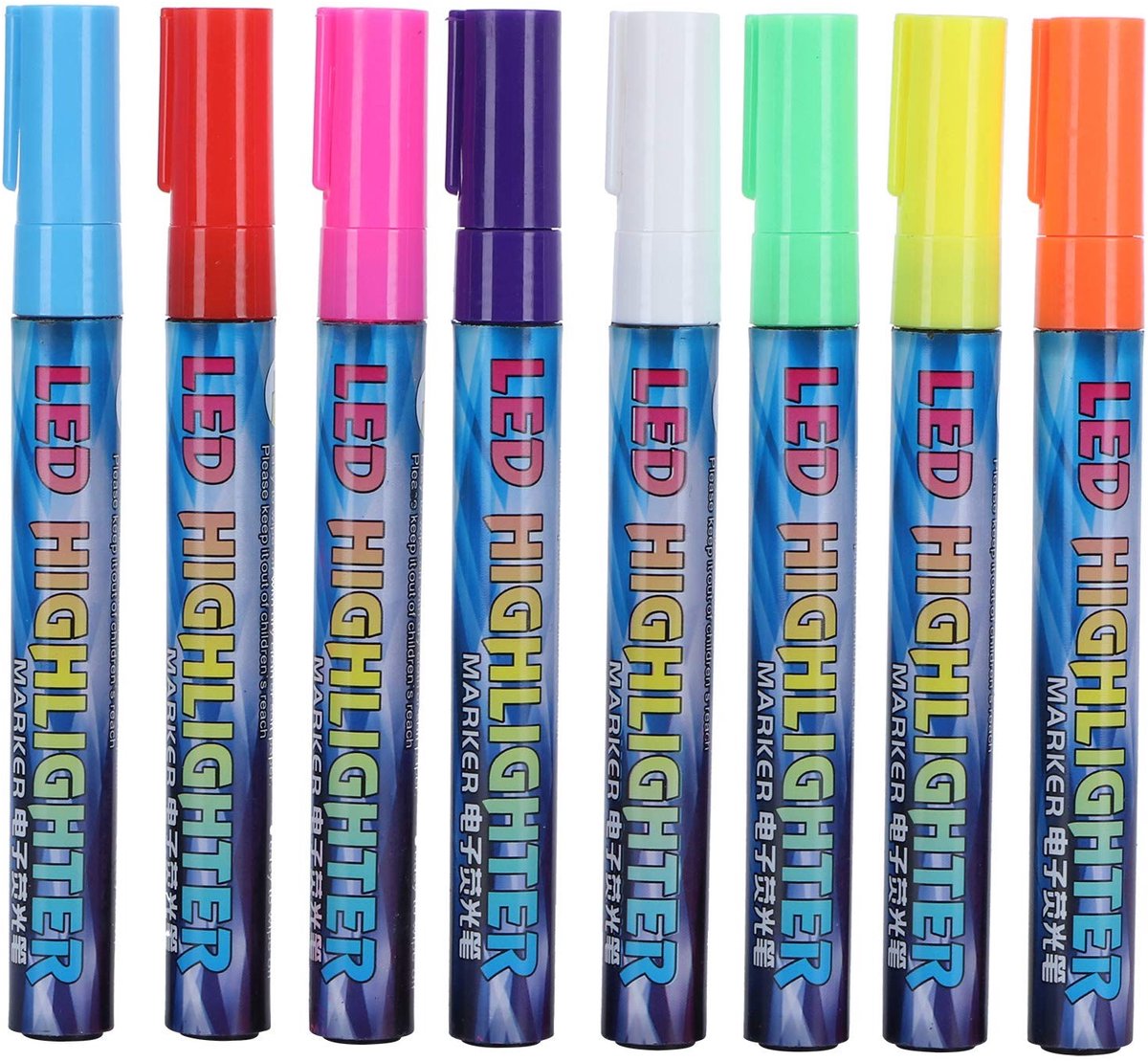 Dailygoods- Imker Markeerstiften Set - 8 Stuks - Plastic Marker Pen - Levendige Kleuren - Tijdbesparend - Duurzaam Materiaal - Bijenmarkeerstiften