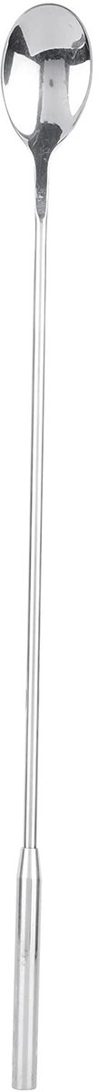 Dailygoods- Barlepel 30 Cm - Roestvrij Stalen Barlepel - Druppelvormig Uiteinde - Comfortabele Handgreep - Essentieel voor Cocktails - Cocktaillepel