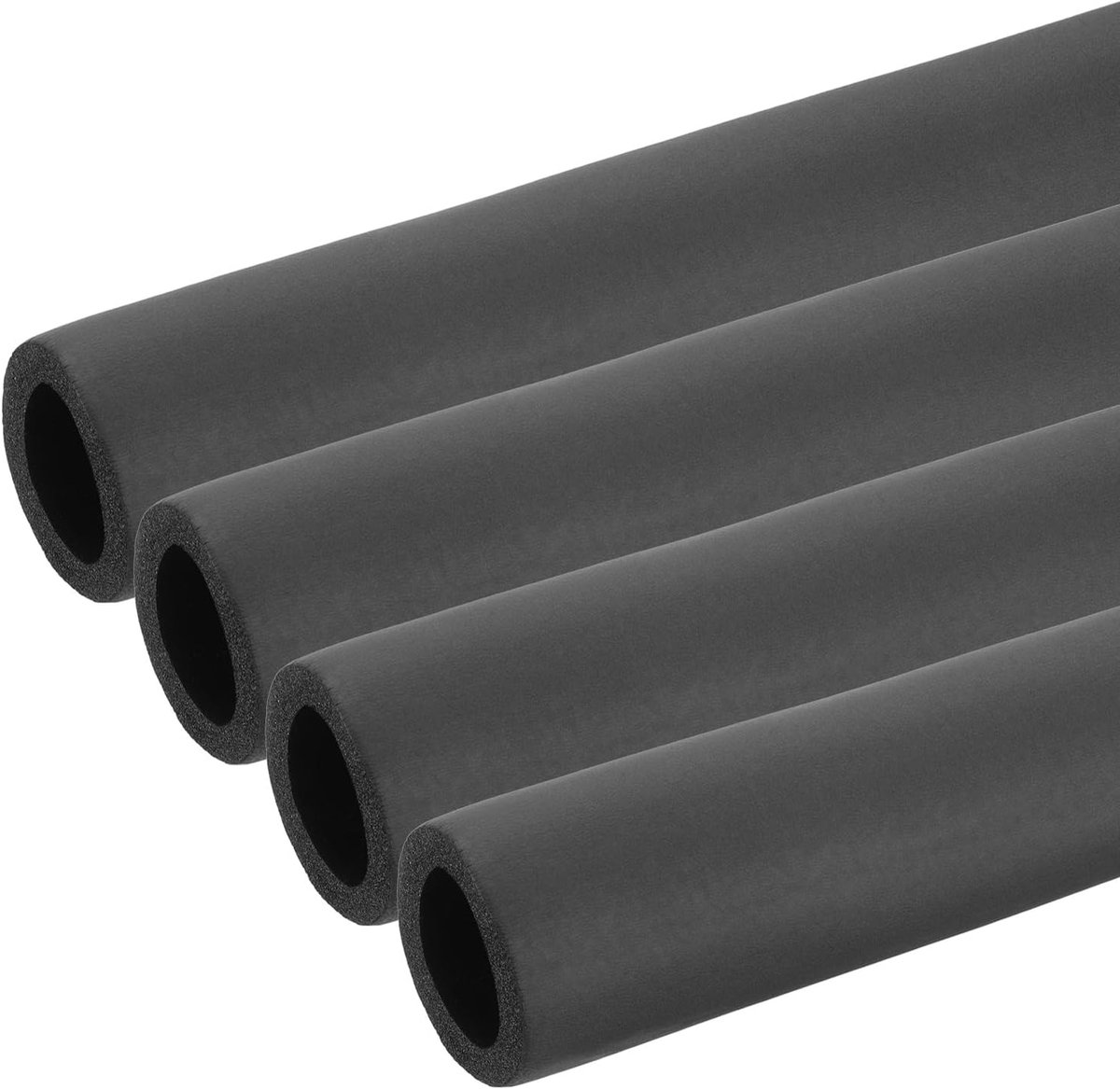 Schuimrubberen Buis Isolatie - Pijp Isolatiehoes - Leidingen Isoleren - Gesloten Celstructuur - 4 Stuks 32mm - Zwart