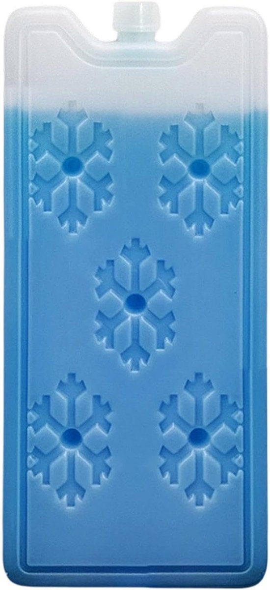 Diepvriespacks - Koelblokken Gel - Buitenactiviteiten - Langaandhoudende koude - 230x100x20mm - Blauw
