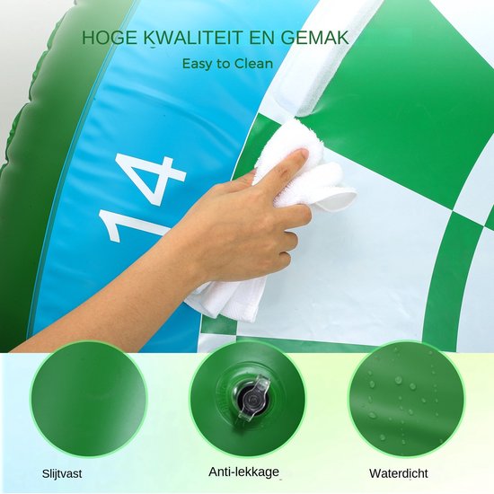Golf Trainingsmat - 152 x 122 cm - Antislip Kunstgras - Inclusief Ballen en Tees - Voor Indoor en Outdoor Training van GOLF — afbeelding 3