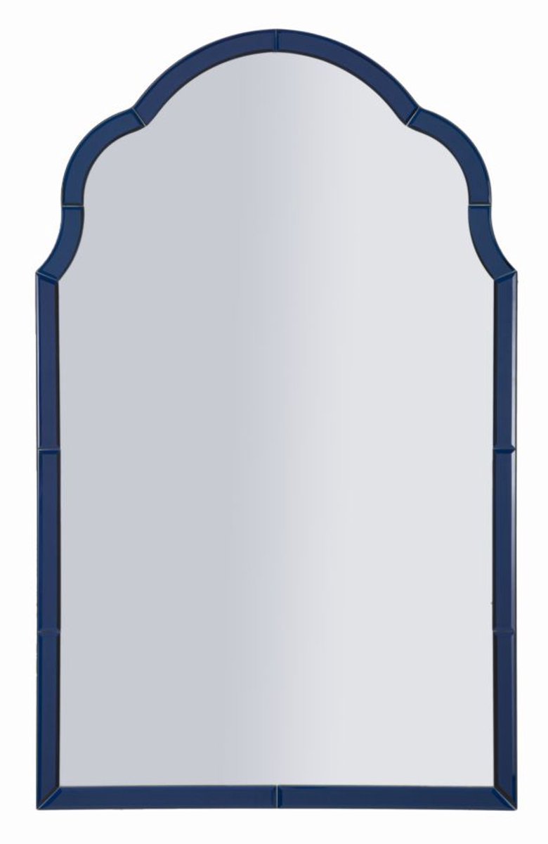 Mauro Ferretti Spiegel Tangier Blue Wall Mirror 62×1×100 cm Blauw