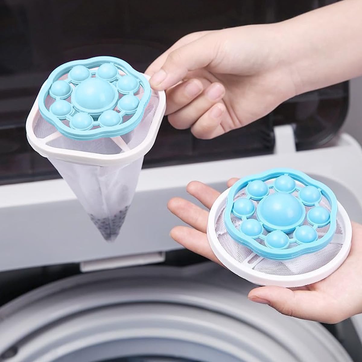 Dailygoods - 6PCS Filterzakken voor Wasmachine Haarverwijderaar