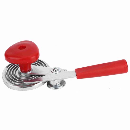 Dailygoods- Blikjesafdichtingsmachine Handmatig - Potafdichter - Krimpnaadapparaat - Lange Steel - Duurzaam - Vaatwasmachinebestendig - Pottenafsluiter van Dailygoods — afbeelding 3