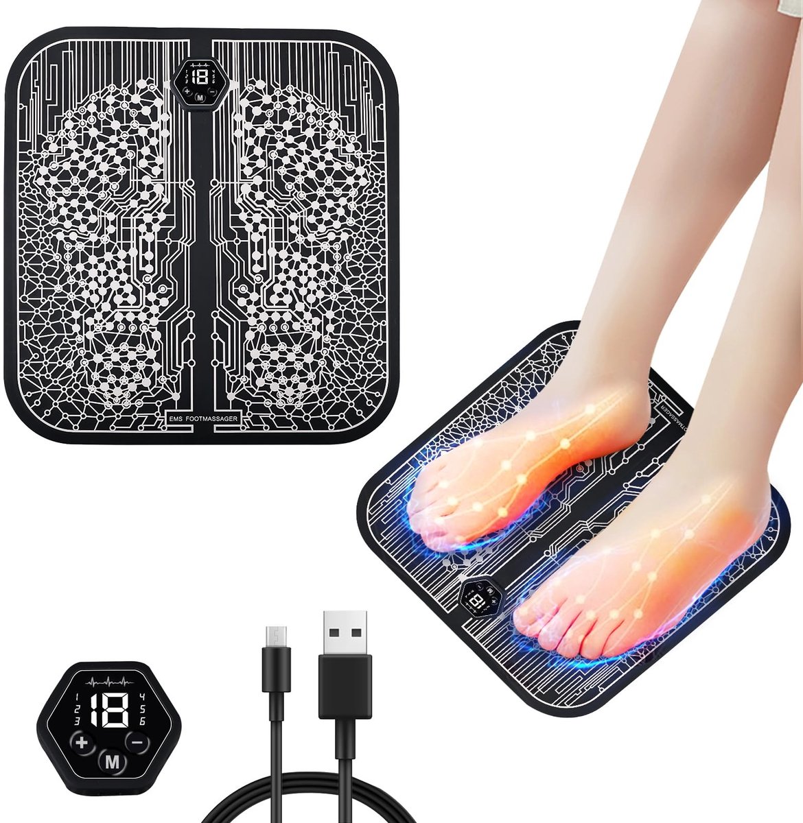 Dailygoody voetmassageapparaat - voetmassage - USB-draagbaar
