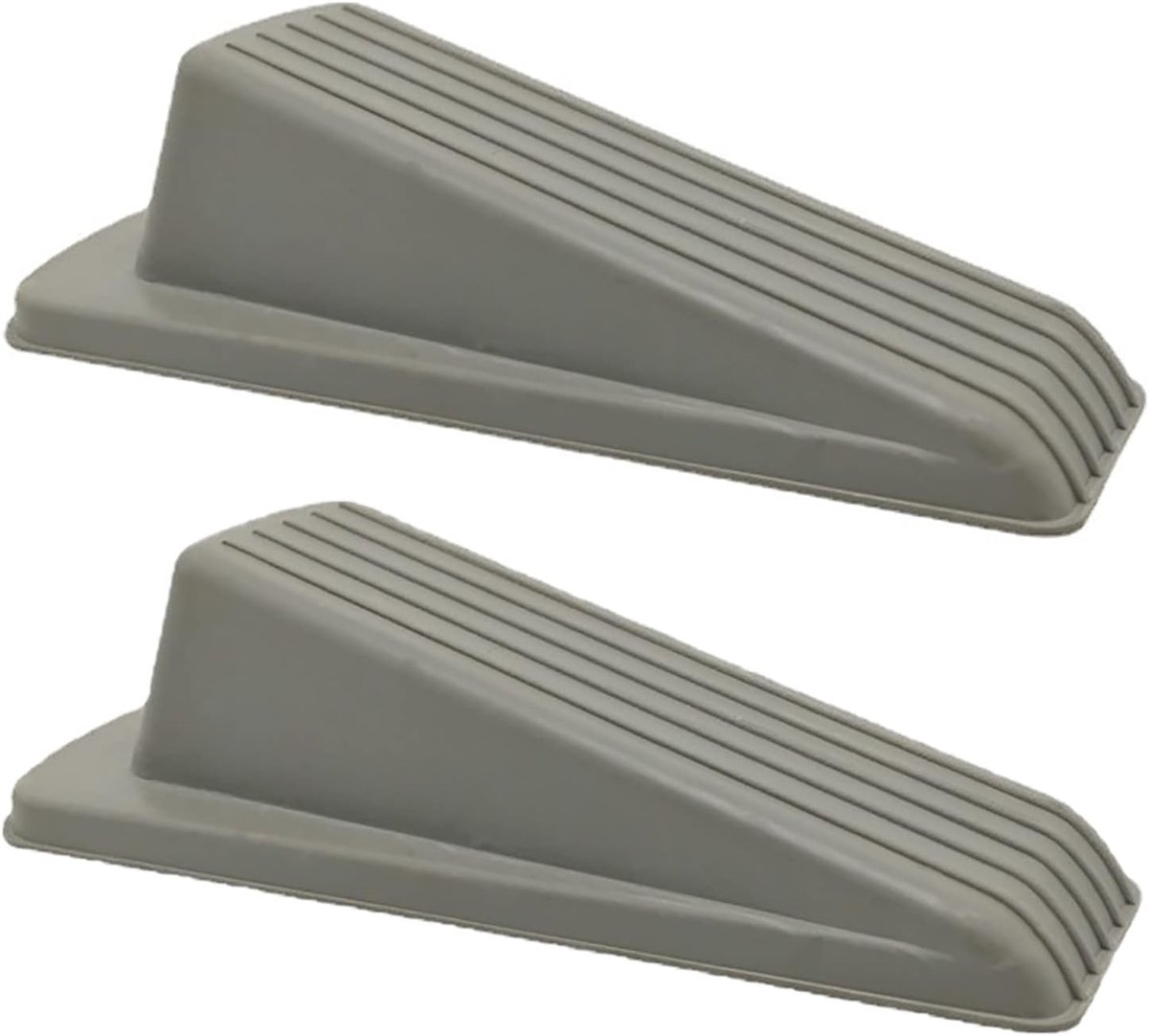 Deurwig Pak - Rubberen Stoppers - Deur Open Houden - Antislip Textuur - 122 x 55 mm - Wit