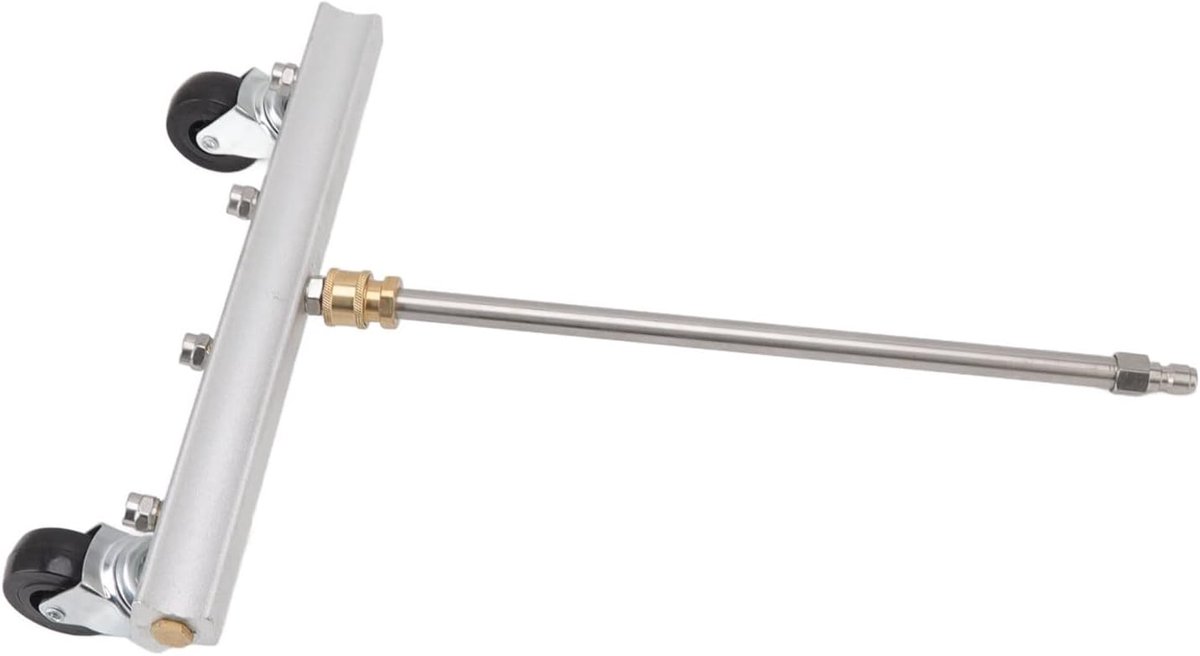 Onderwagenreiniger - Auto Schoonmaker - Voertuig Reinigen - Vier Mondstukken - 36 x 16 x 7 cm - Zilver