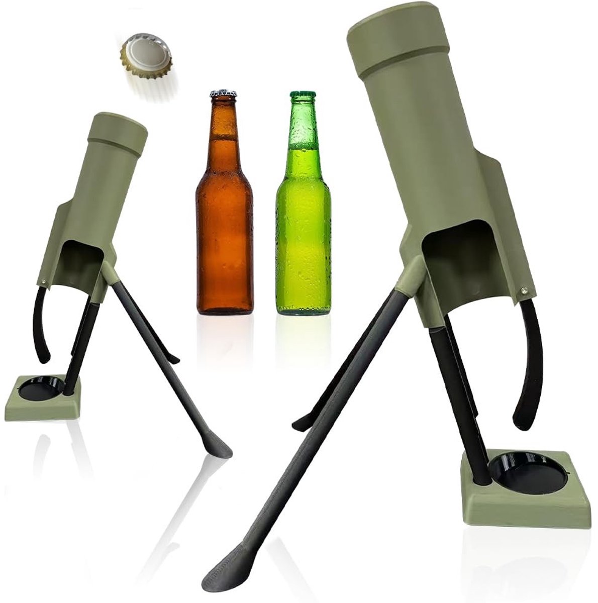 Dailygoods- Vijzel Universeel - Bieropener - Flesopener - Baraccessoires - Cadeau-idee voor mannen - Zware belasting