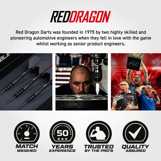 Red Dragon Sable Black Parallel Switch Point 90% - Dartpijlen van Red Dragon — afbeelding 4